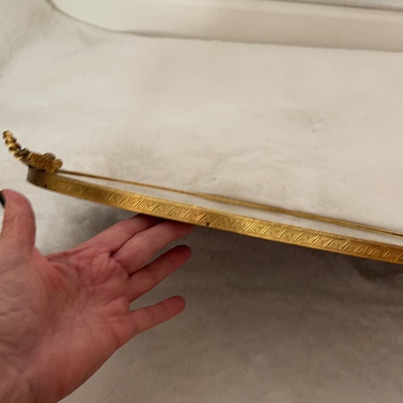 Stylebuilt Vanity Mirror Mid Century 60’s 24k Gold Plate - Picture 8 of 8